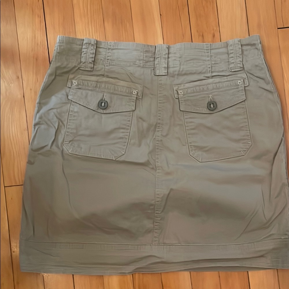 Aventura Tan Mini Cargo Skirt Casual - Picture 2 of 4